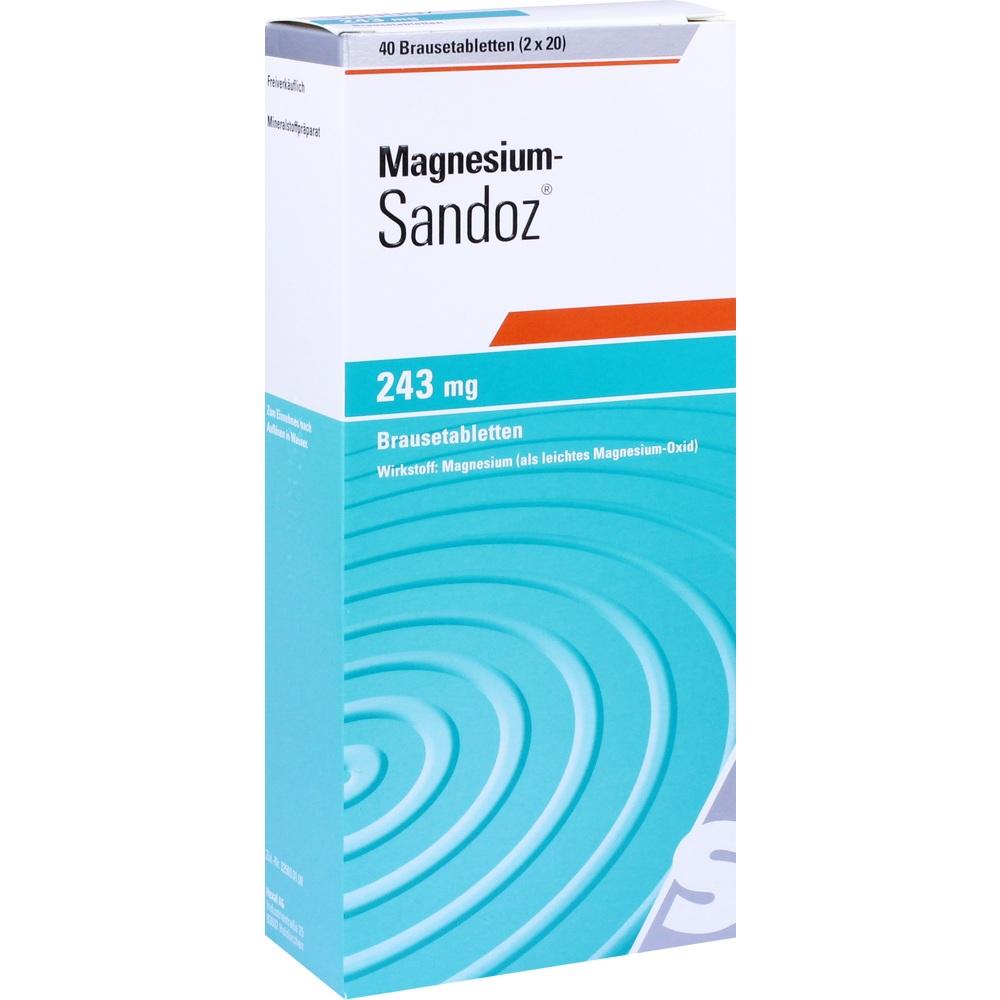 Magnesium-Sandoz 243 mg 40 St Brausetabletten