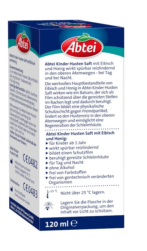 Abtei KINDER Husten Saft 120 ml Sirup