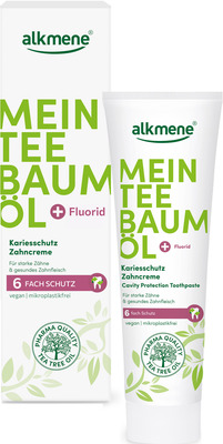 alkmene MEIN TEE BAUM ÖL Kariesschutz Zahncreme 100 ml Zahncreme