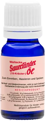 SAUERLÄNDER 15 Kräuter Öl 10 ml Öl