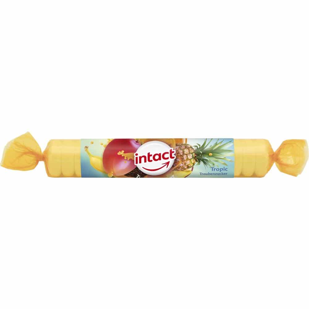 intact Traubenzucker Tropic  40 g Bonbons