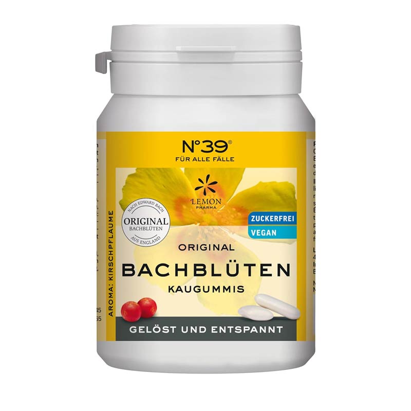 ORIGINAL BACHBLÜTEN KAUGUMMI No 39 FÜR ALLE FÄLLE 40 St Kaugummi 60 g