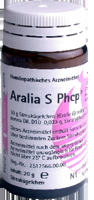 ARALIA S Phcp Globuli 20 g Globuli