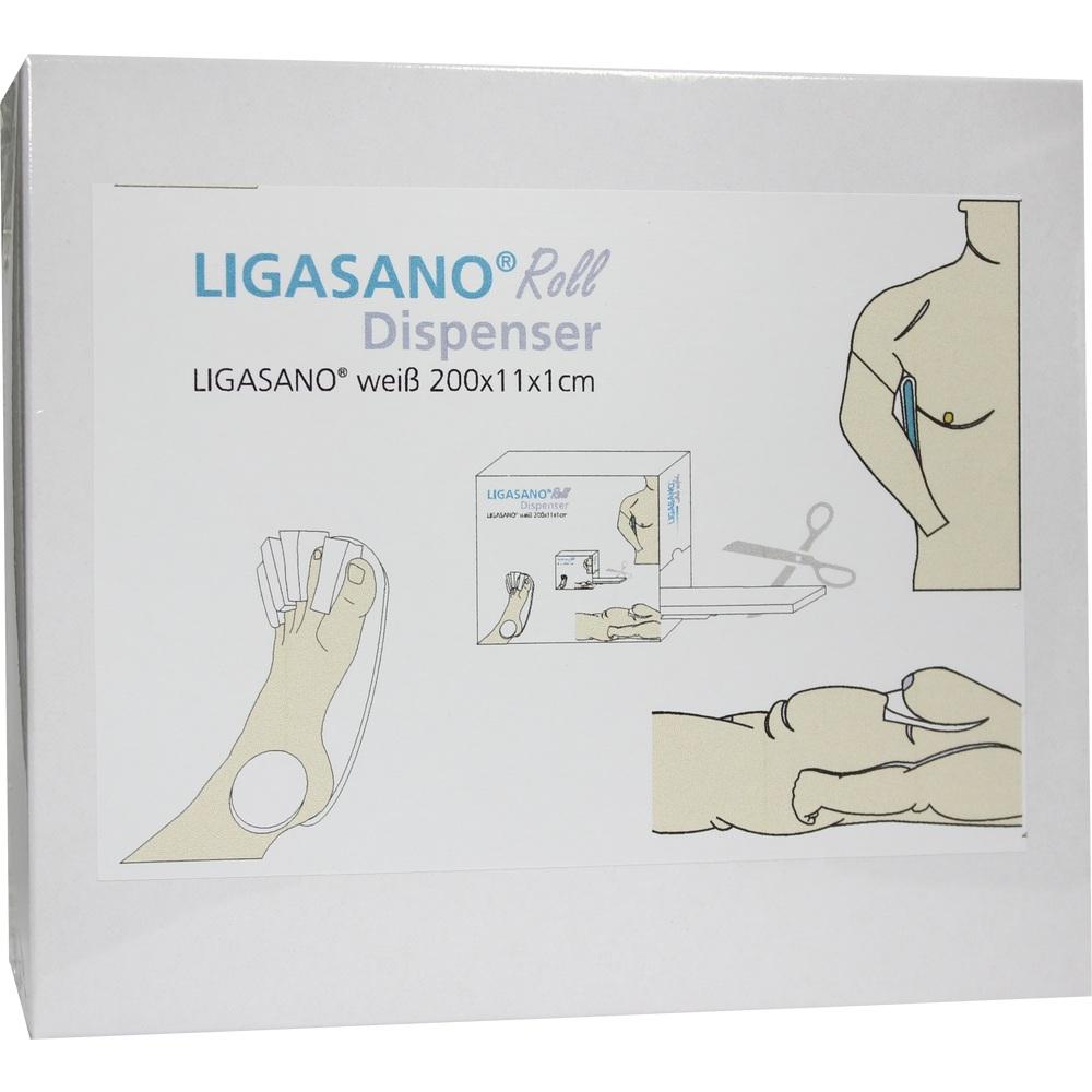 LIGASANO Roll weiß Verb.1x11x200 cm unst.Spen.B. 1 St Verband
