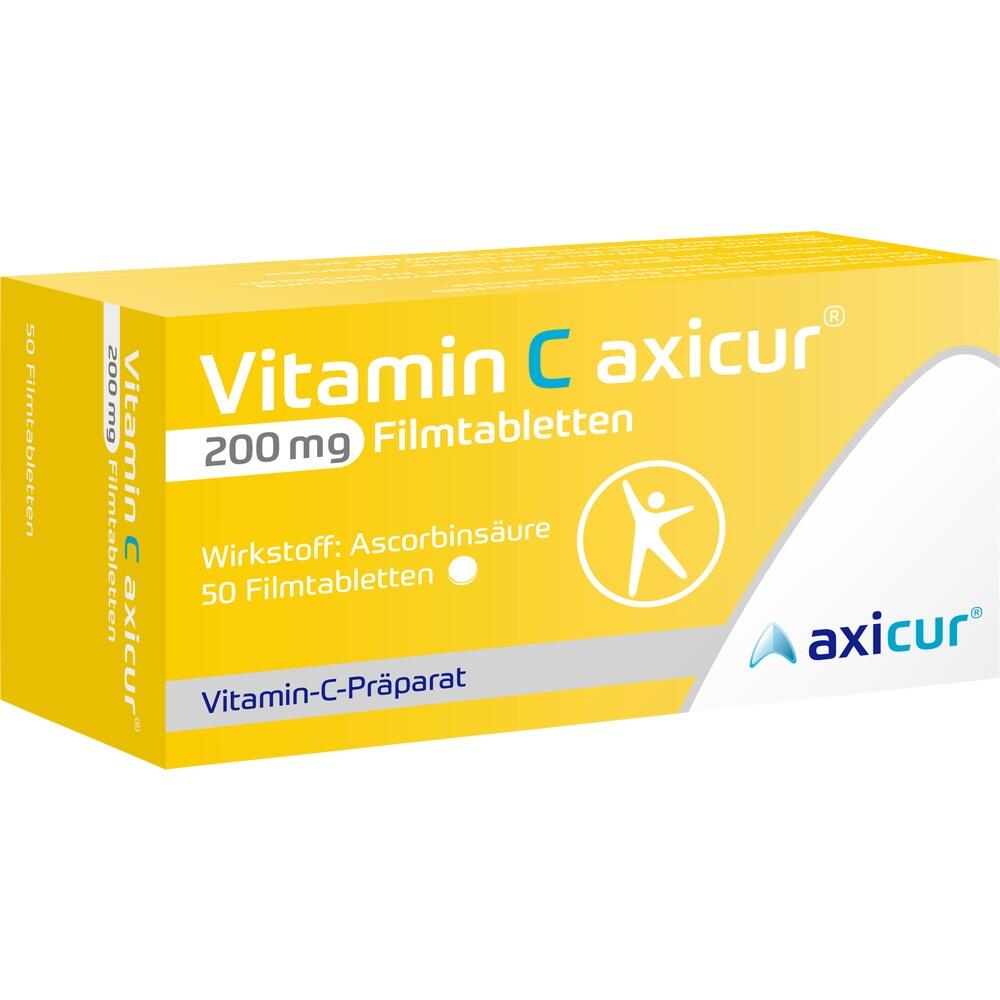 Vitamin C axicur 200 mg Filmtabletten 50 St Filmtabletten