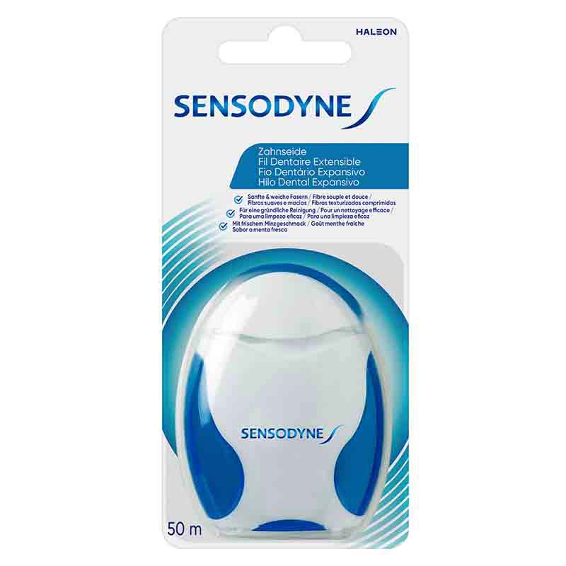 SENSODYNE Zahnseide extra sanft 50 m