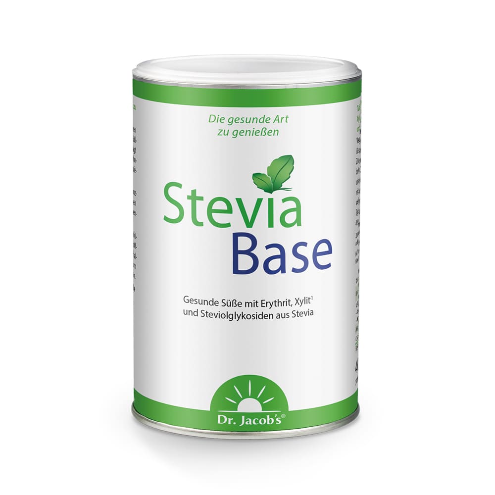 Dr. Jacob's SteviaBase Zuckerersatz Erythrit Xylit Stevia