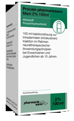 Procain pharmarissano Maxi 2% 100 ml Injektionslösung