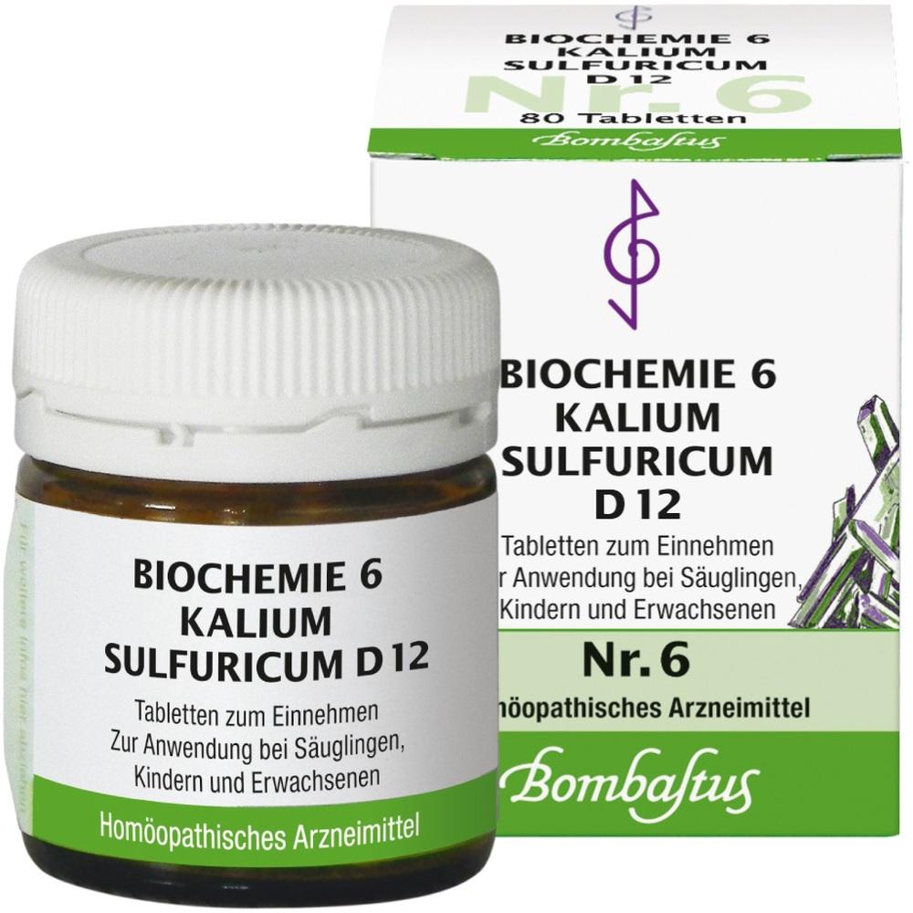 BIOCHEMIE 6 Kalium sulfuricum D 12 Tabletten 80 St Tabletten