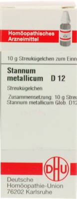 STANNUM METALLICUM D 12 Globuli 10 g Globuli