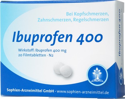 Ibuprofen 400 Sophien 20 St Filmtabletten