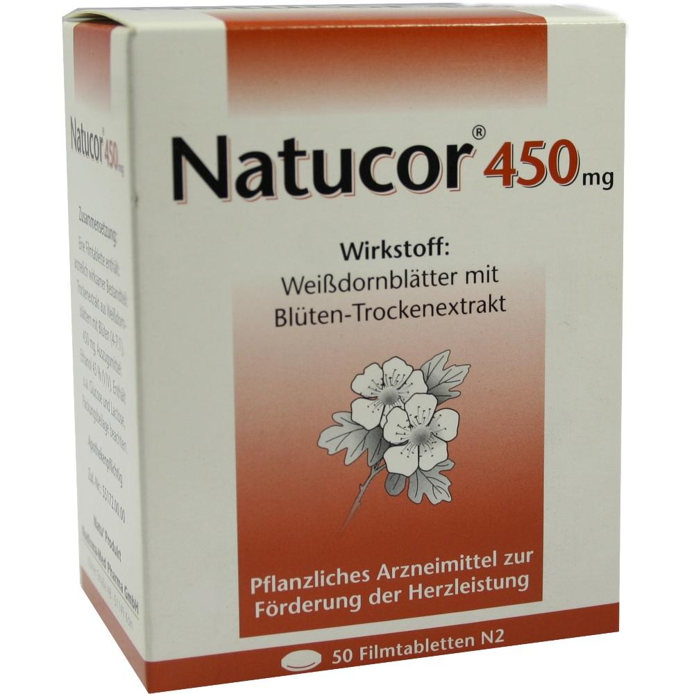 Natucor 450mg 50 St Filmtabletten