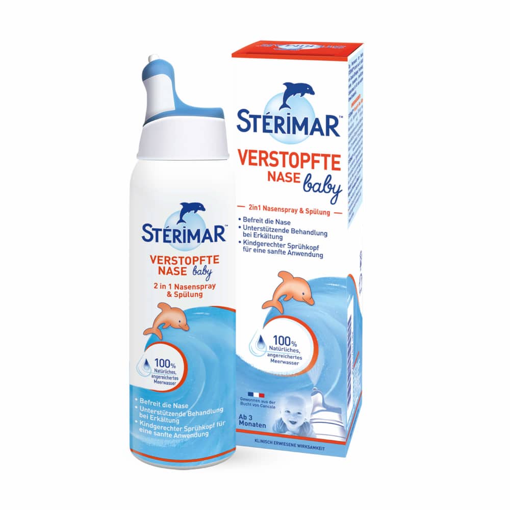 Stérimar Verstopfte Baby Nase 2in1 Nasenspray & Spülung 100 ml Nasenspray