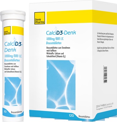 CalciD3-Denk 120 St Brausetabletten