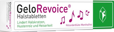 GeloRevoice Halstabletten Holunderblüte-Mentholfrei 20 St. 20 St Lutschtabletten