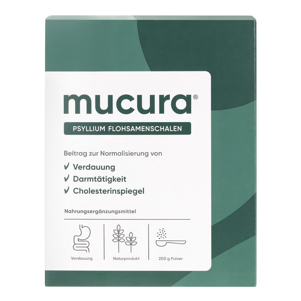 mucura psyllium flohsamenschalen 200 g Pulver