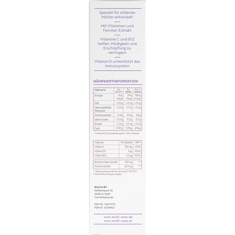 Multi-mam Lactamax Brausetabletten 10 St Brausetabletten