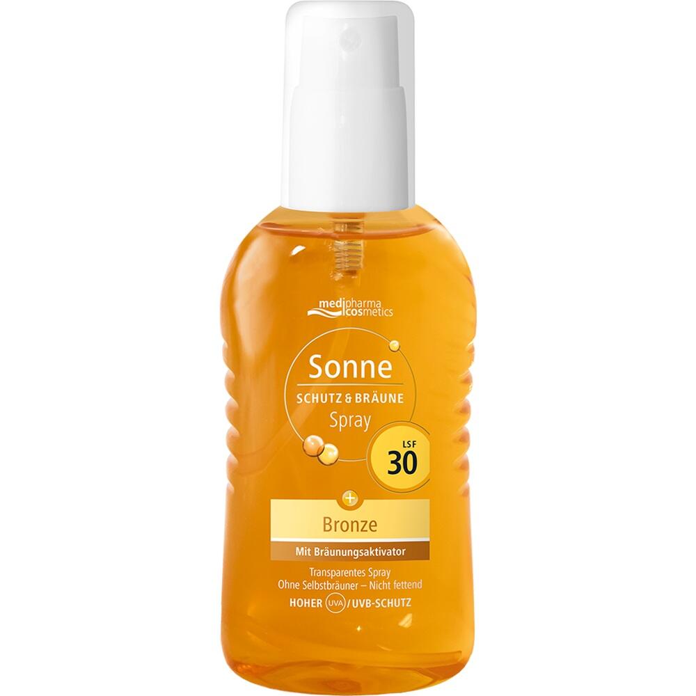 medipharma cosmetics Sonne SCHUTZ & BRÄUNE Bronze LSF 30 Spray 200 ml Spray