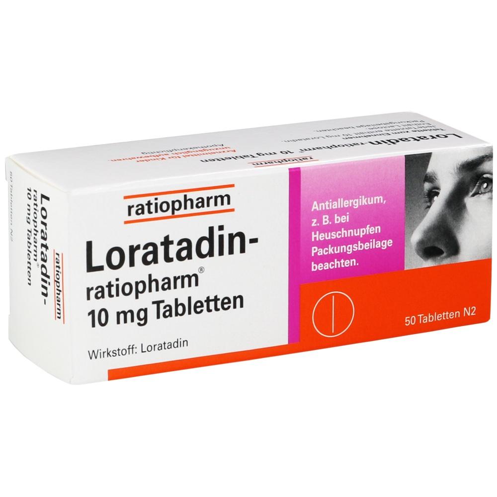 Loratadin ratiopharm 10mg  50 St Tabletten