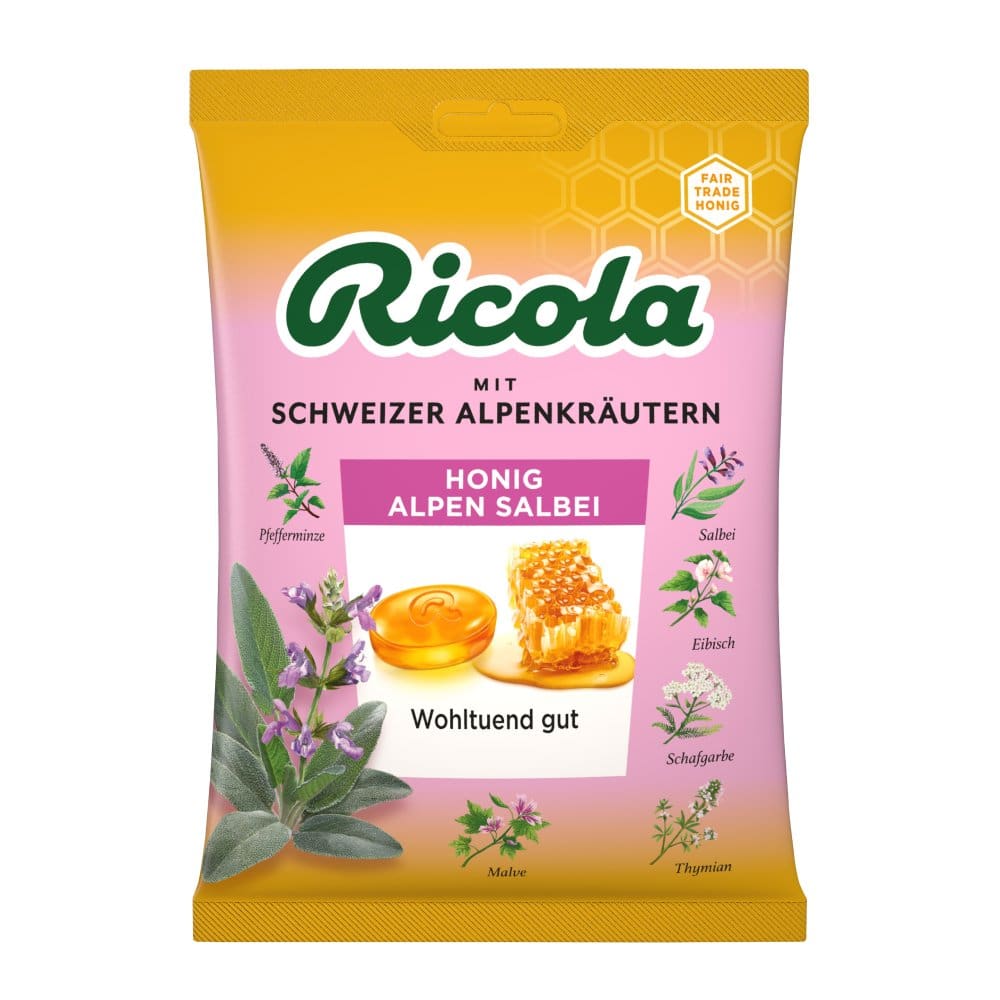 Ricola Honig Alpen Salbei 75 g Bonbons