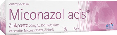 Miconazol acis Zinkpaste 50 g Paste