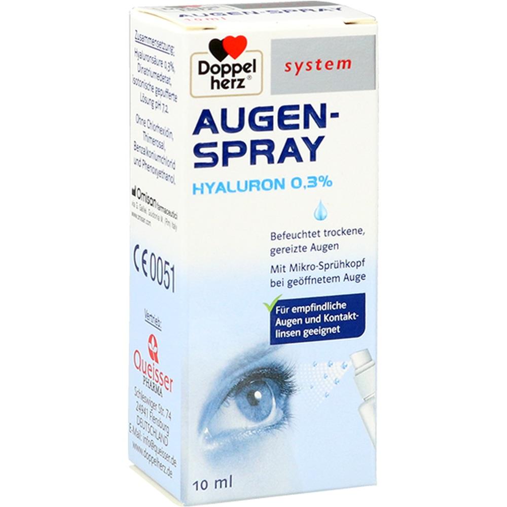 Doppelherz system AUGEN-SPRAY HYALURON 0,3%  10 ml Flüssigkeit