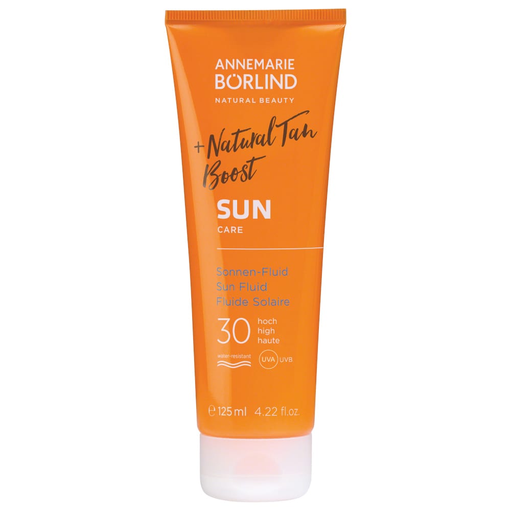 ANNEMARIE BÖRLIND Natural Tan Boost Sonnen-Fluid LSF 30 125 ml Lotion