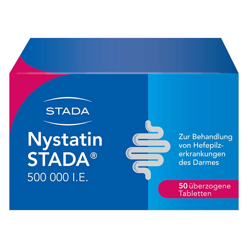 Nystatin STADA 500000 I.E. 50 St Überzogene Tabletten