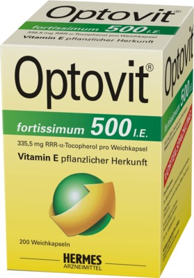 Optovit fortissimum 500 I.E. 200 St Kapseln
