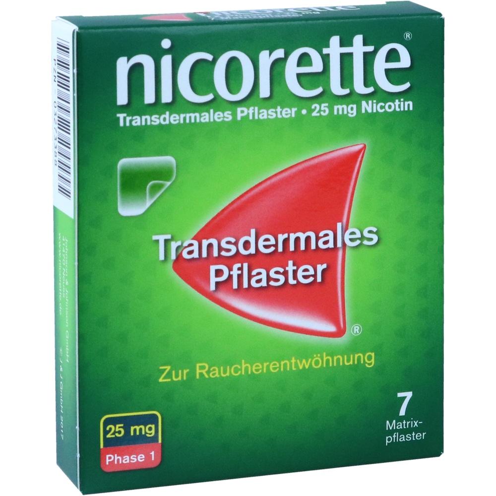 nicorette Nikotinpflaster mit 25 mg Nikotin zur Raucherentwöhnung
