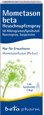 Mometason beta Heuschnupfenspray 50µg 18 g Nasenspray
