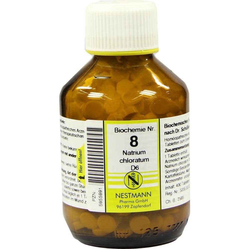 BIOCHEMIE 8 Natrium chloratum D 6 Tabletten 400 St Tabletten 400 St