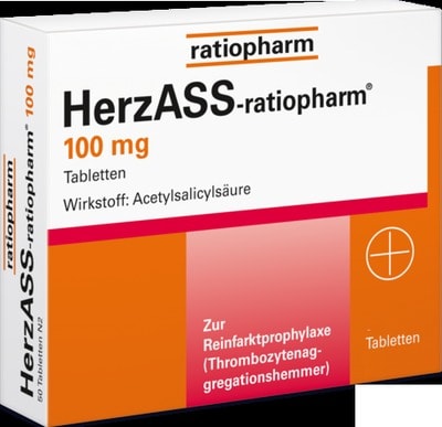 HerzASS-ratiopharm 100 mg 100 St Tabletten