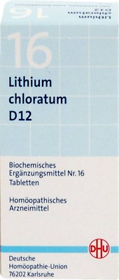 DHU Schüssler-Salz Nr. 16 Lithium chloratum D 12 Tabletten 200 St Tabletten