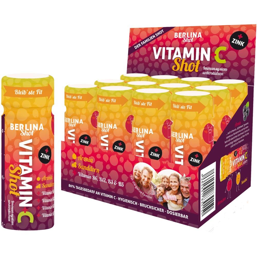 BERLINA VITAMIN + C Shot 12X60 ml Trinkampullen