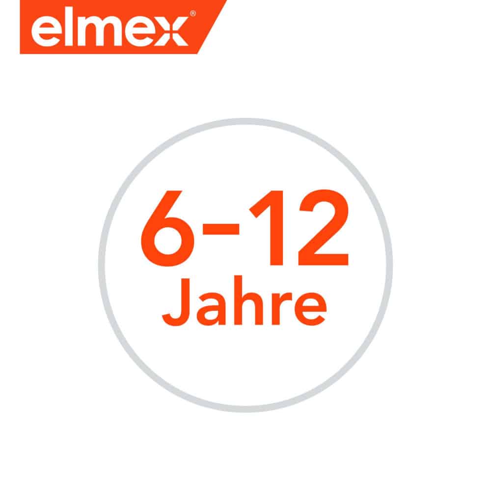 elmex JUNIOR KARIESSCHUTZ Kinder-Zahnpasta 6-12 Jahre Doppelpack 2X75 ml Zahnpasta