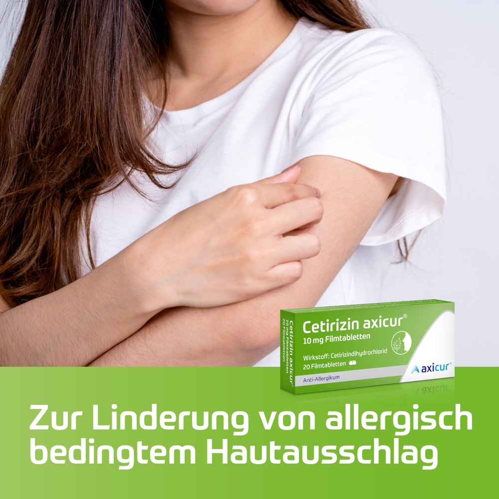 Cetirizin axicur 10 mg  20 St Filmtabletten