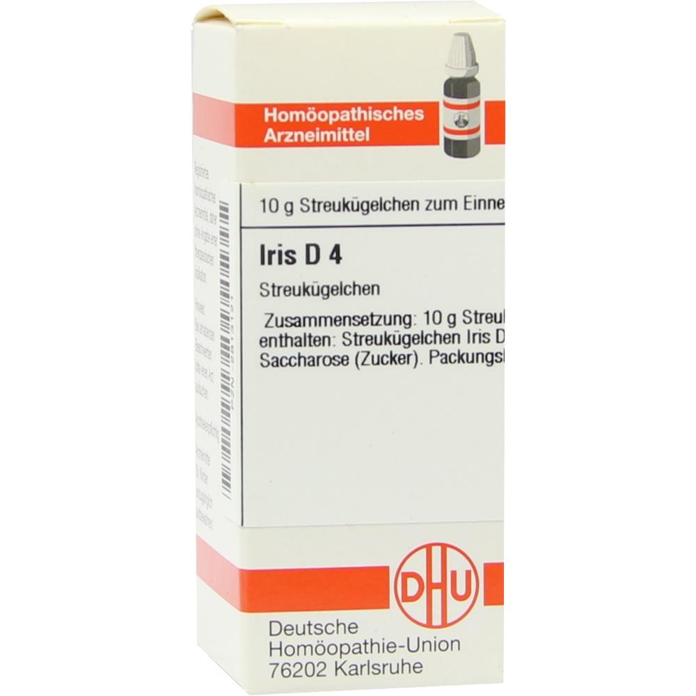 IRIS D 4 Globuli 10 g Globuli
