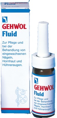 Gehwol Fluid Glasflasche 15 ml Flüssigkeit