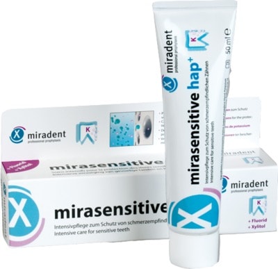 MIRADENT Zahncreme mirasensitive hap+ 50 ml Zahncreme