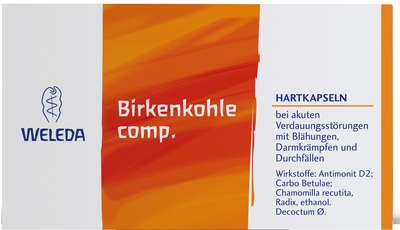 WELEDA Birkenkohle comp.  50 St Hartkapseln