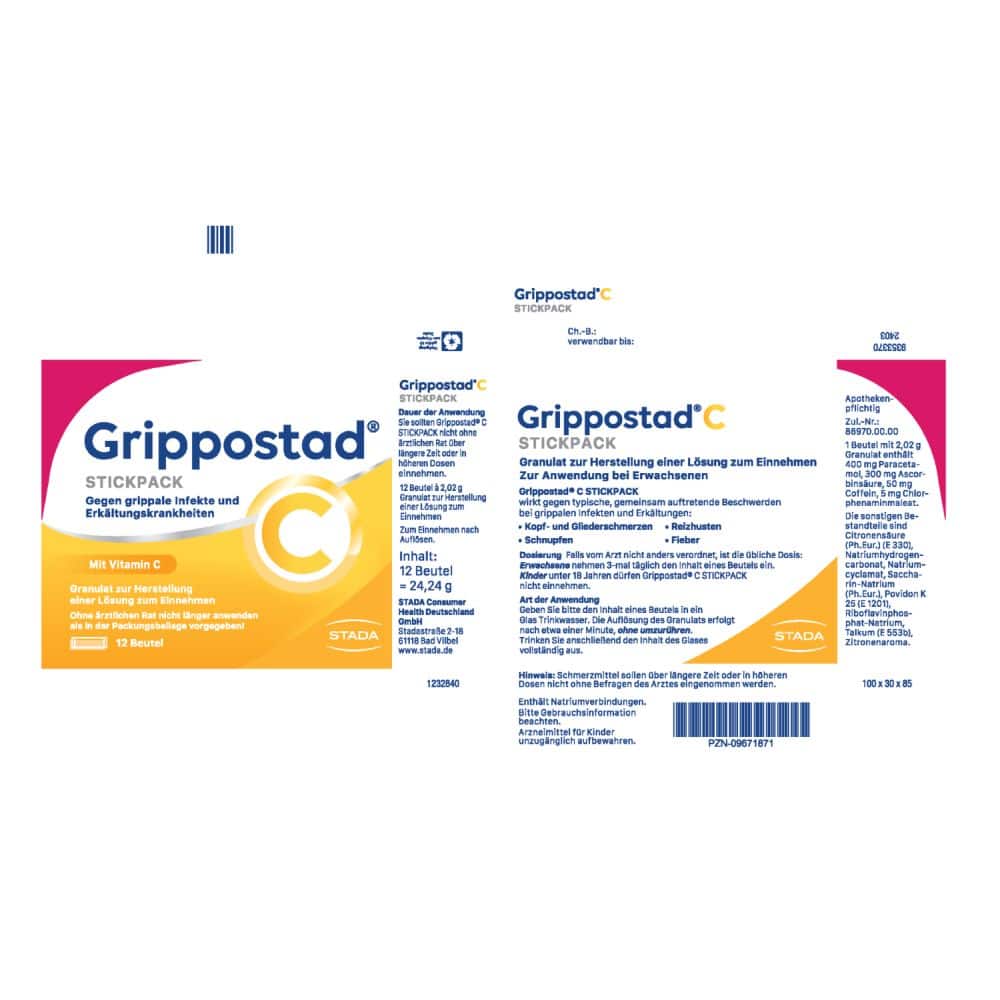 Grippostad C STICKPACK 12 St Granulat