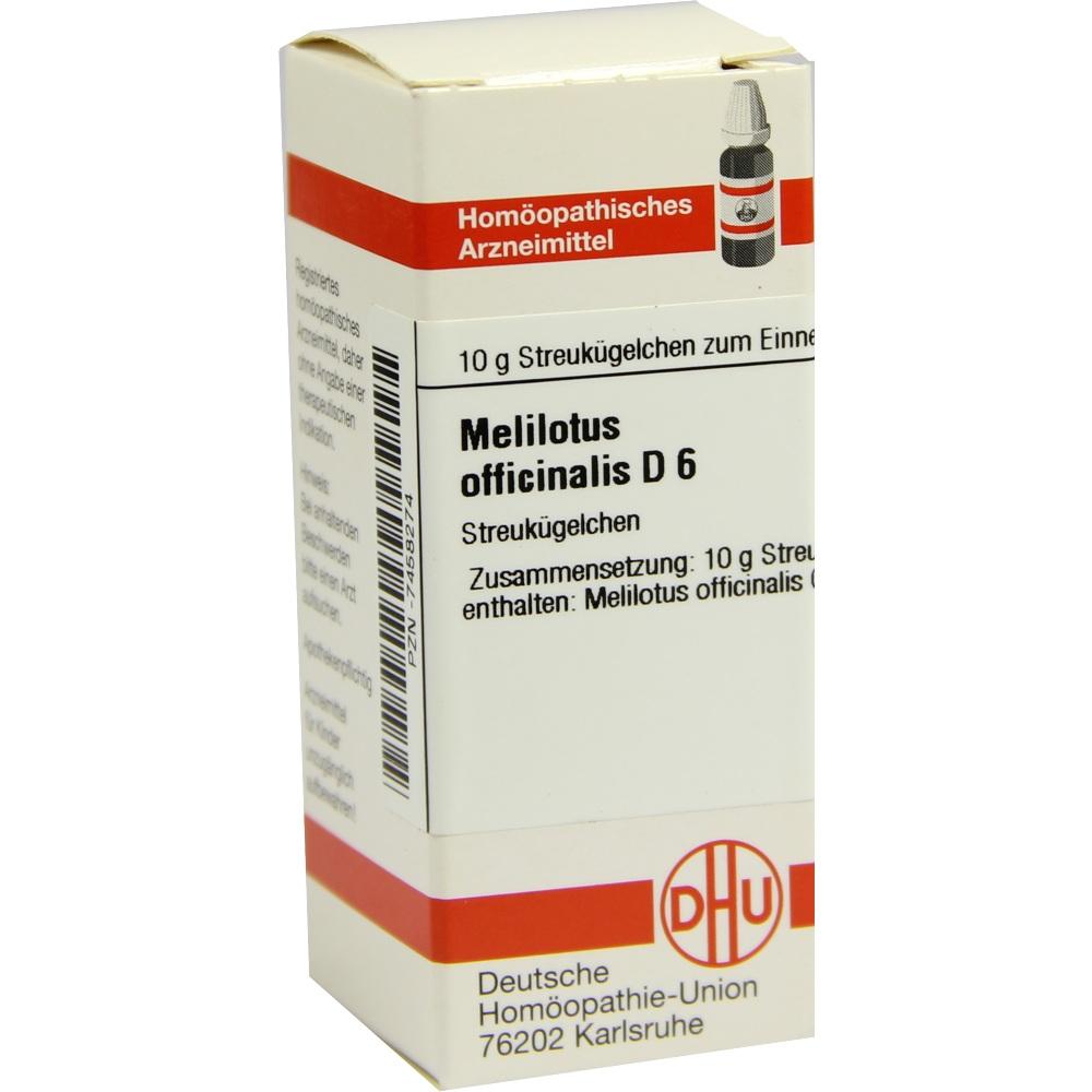 MELILOTUS OFFICINALIS D 6 Globuli 10 g Globuli