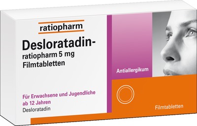 Desloratadin ratiopharm - bei Allergien 100 St Filmtabletten