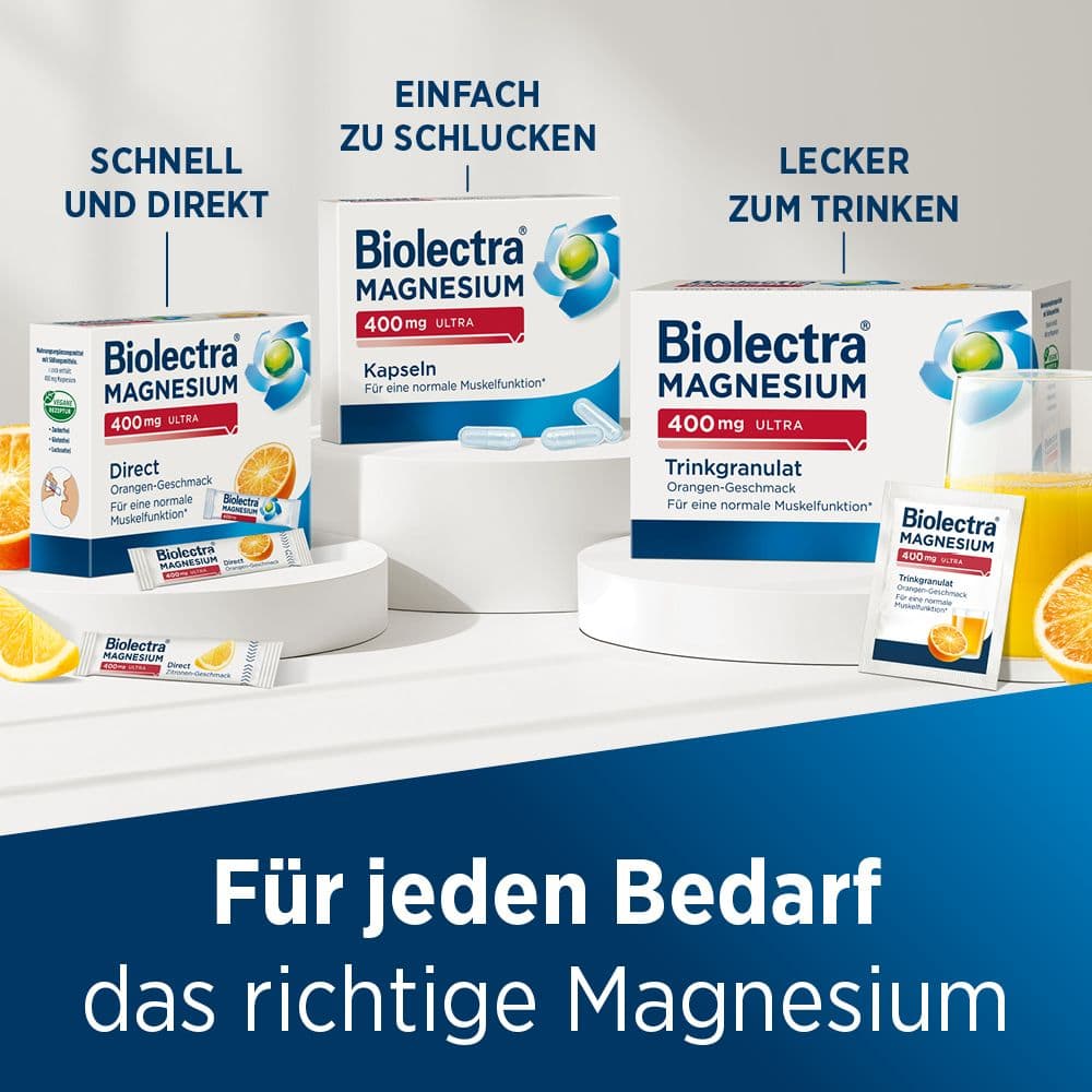 Biolectra MAGNESIUM 400 mg ULTRA 100 St Kapseln