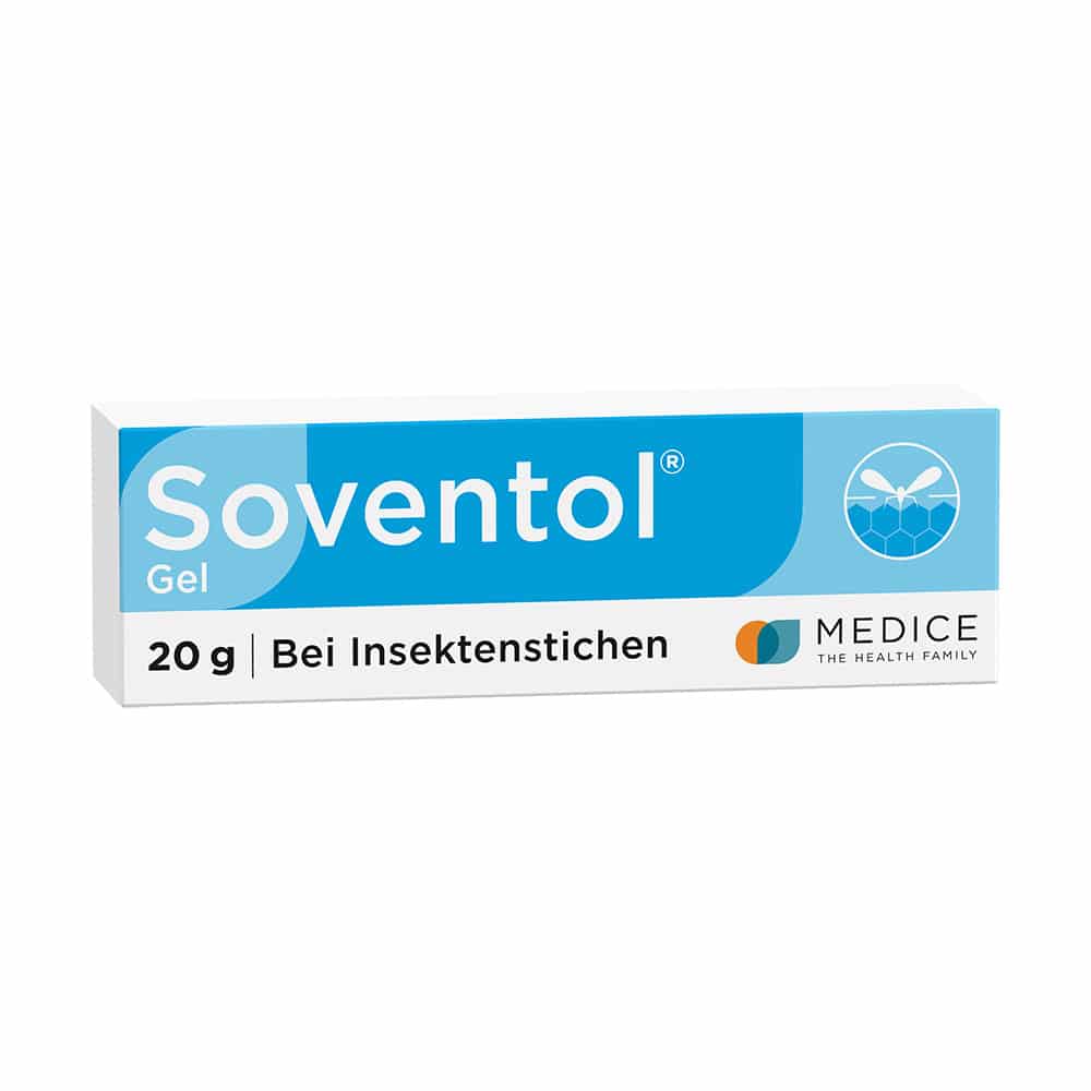 Soventol Gel bei Insektenstichen & Juckreiz auf der Haut 20 g Gel