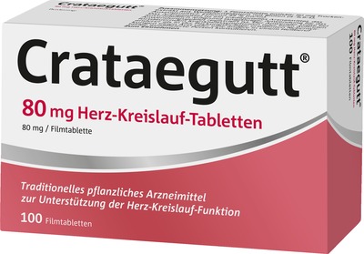Crataegutt 80mg Herz-Kreislauf-Tabletten  100 St Filmtabletten