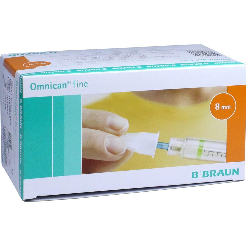 OMNICAN fine Pen Kanüle 31 G 0,25 x 8 mm 100 St Kanüle