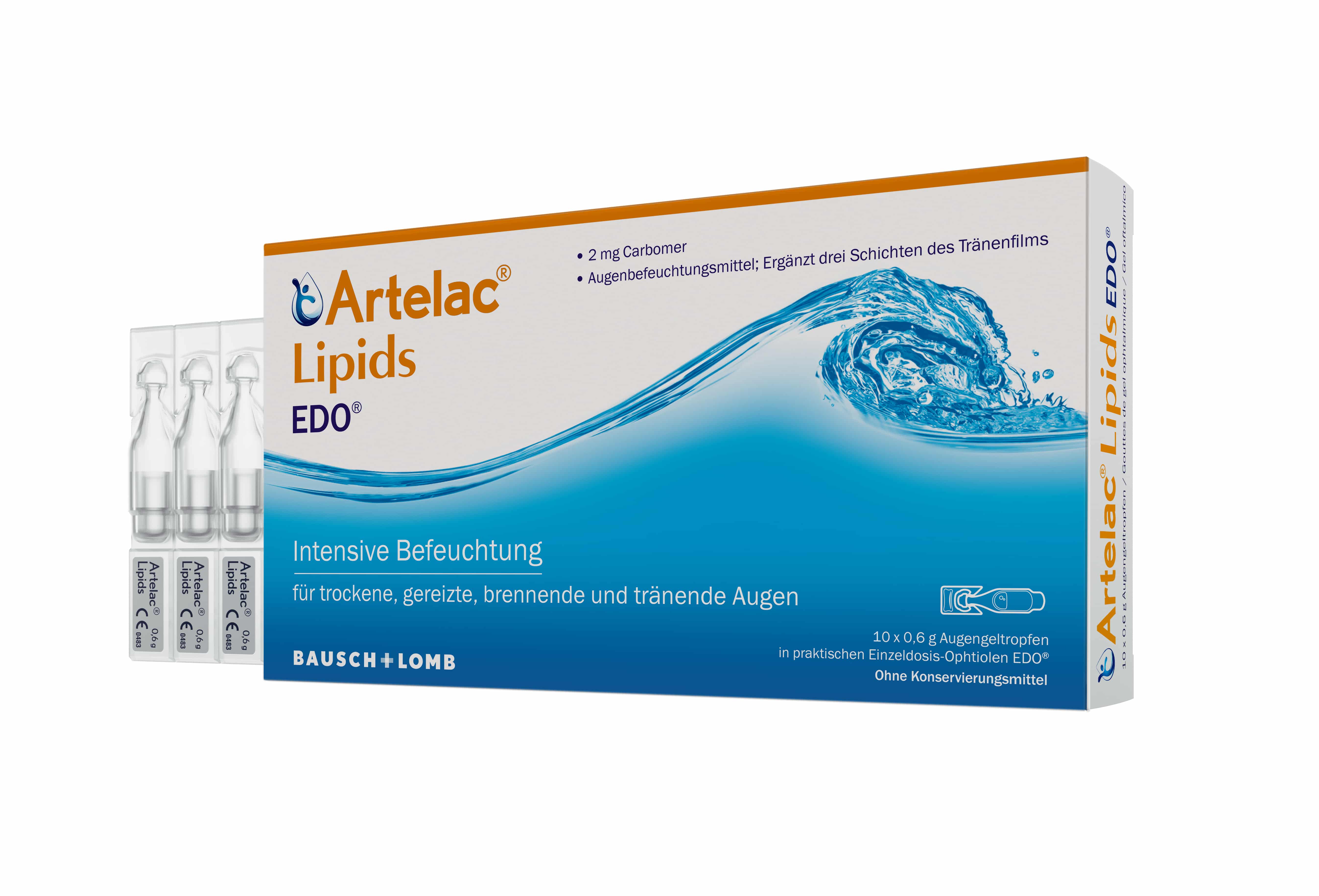 ARTELAC Lipids EDO Augengel 10X0.6 g Augengel