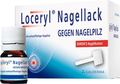 Loceryl Nagellack GEGEN NAGELPILZ DIREKT-Applikator 5 ml Wirkstoffhaltiger Nagellack